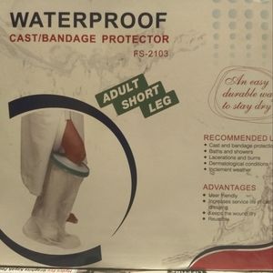 LEG CAST PROTECTOR - Waterproof Shower Bath - NEW